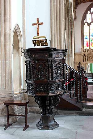 Wells St Cuthbert - The Pulpit